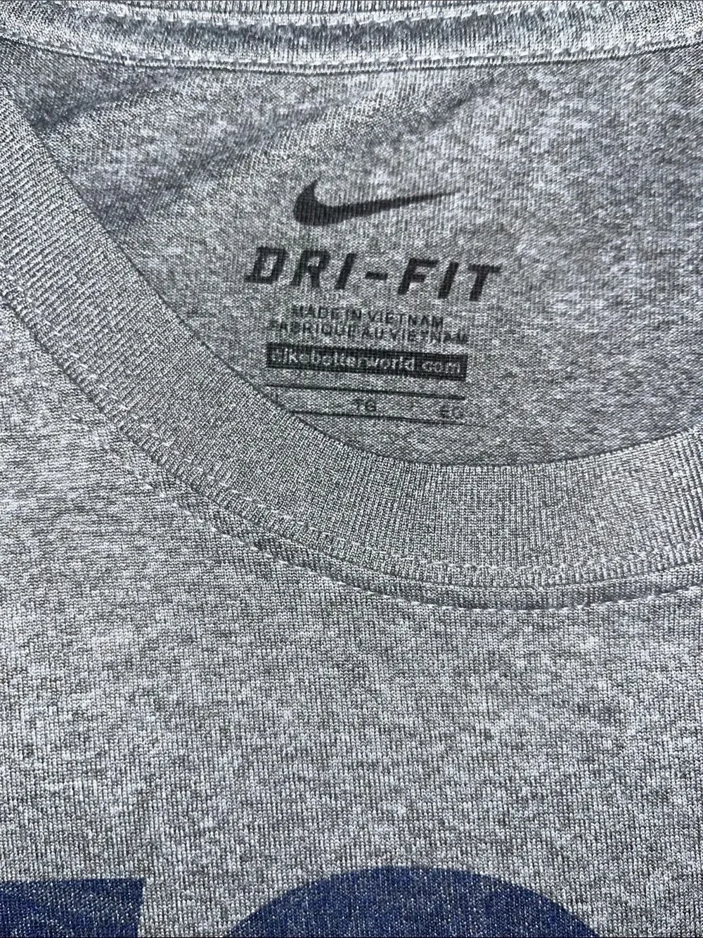 Nike Fri Fit Gray lax lacrosse team issue t shirt XL